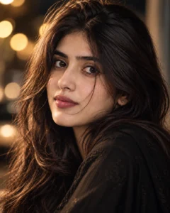 Cinematic Bokeh Close-Up Portrait