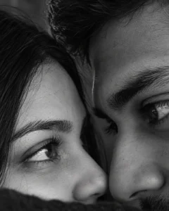 Black and White Couple Eyes Prompt