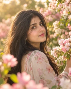 Blossom Beauty Portrait Prompt