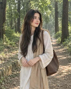 Forest Path Editorial Portrait