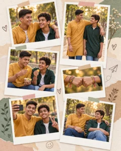Friendship Day Scrapbook Collage Prompt