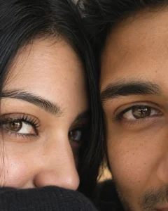 Half Face Couple Eyes Prompt