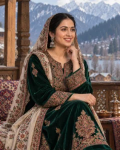 Kashmiri Traditional Outfit Prompt