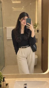 Luxury Bathroom Mirror Selfie Prompt