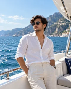 Luxury Boat Stylish Portrait Prompt