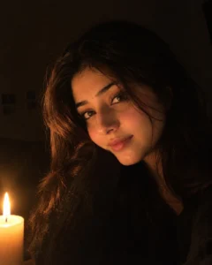 Minimal Candlelight Selfie Prompt