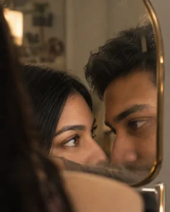 Mirror Reflection Couple Eyes Prompt