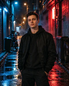 Neon Alley Street Prompt
