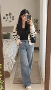 Outfit Check Mirror Selfie Prompt