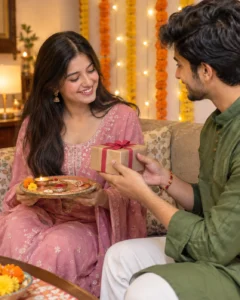 Rakhi Gift Moment Prompt