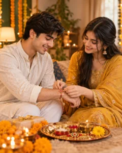 Raksha Bandhan Festive Poster Prompt