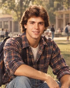 Retro College Boy Portrait Prompt