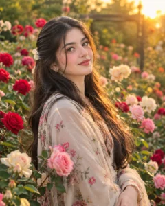 Rose Garden Beauty Portrait