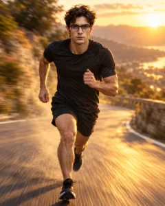Running Action Motion Prompt