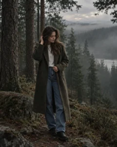 Soft Moody Forest Filter Prompt for Girls