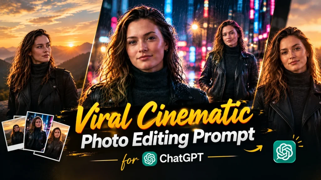 Viral Cinematic Photo Editing Prompt for ChatGPT